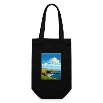 Antrim Coast And Glens Aonb Voyage Poster Souvenir - Sac à bouteille - noir - Devant