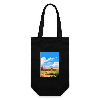 Taroudant Maroc Affiche de voyage Peinture Souvenir WPA - Sac à bouteille - noir - Devant
