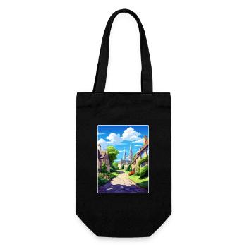 Cotswolds Aonb Voyage Affiche Souvenir Peinture WPA - Sac à bouteille - noir - Devant