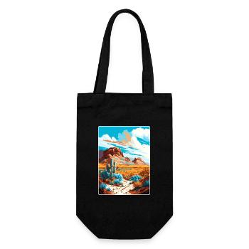 Big Bend National Park Travel Poster Souvenir WPA - Gift Bag for Bottles - black - Front