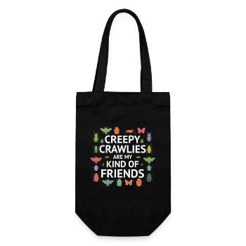 Insect Collector Entomology Entomologist Bug Lover - Gift Bag for Bottles - black - Front