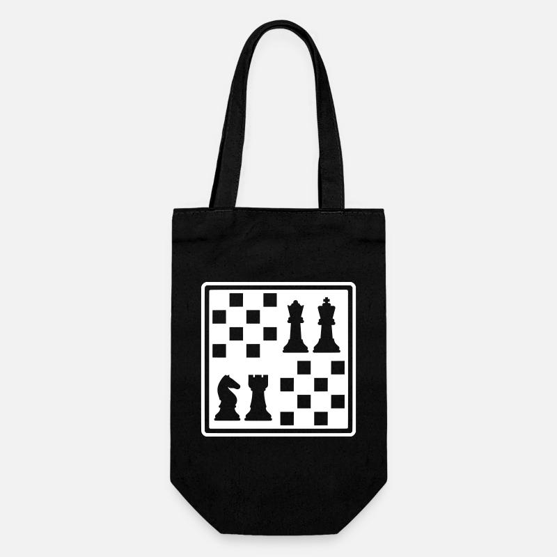 Échecs - Sac à bouteille - noir