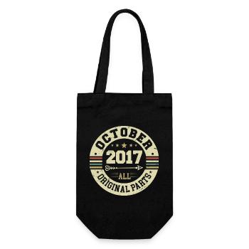 Légendaire depuis octobre 2017 Anniversaire octobre 2017 - Sac à bouteille - noir - Devant