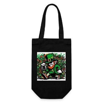 Leprechaun Ireland - Gift Bag for Bottles - black - Front