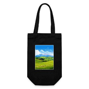 Gran Sasso Monti Della Nationalpark Reisen - Geschenkbeutel für Flaschen - Schwarz - Vorne