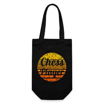 Chess in the sunset - Gift Bag for Bottles - black - Front