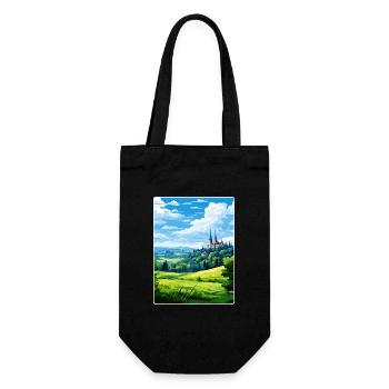 Eifel Nationalpark Deutschland Reiseposter Souvenir - Geschenkbeutel für Flaschen - Schwarz - Vorne