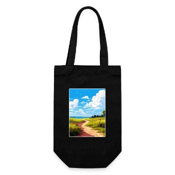 Dahme Heideseen Deutschland Reiseposter Souvenir WPA - Geschenkbeutel für Flaschen - Schwarz - Vorne