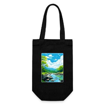 Golitha Falls Angleterre Affiche de voyage Souvenir WPA - Sac à bouteille - noir - Devant