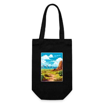 Big Bend National Park Travel Poster Souvenir WPA - Gift Bag for Bottles - black - Front