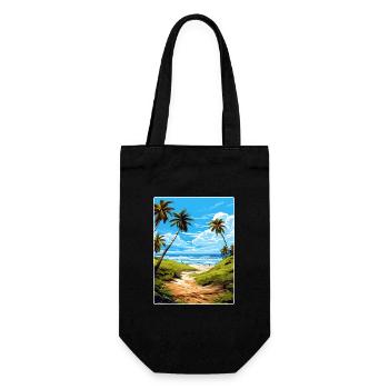 Biscanye Nationalpark Reiseposter Souvenir WPA - Geschenkbeutel für Flaschen - Schwarz - Vorne