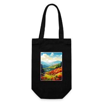 Affiche de voyage du parc national des Great Smoky Mountains - Sac à bouteille - noir - Devant