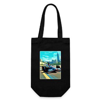 Austin Circuit Motorsport Rennen Texas Reiseposter - Geschenkbeutel für Flaschen - Schwarz - Vorne