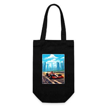 Shanghai Circuit Motorsport Race China Travel Card - Geschenkbeutel für Flaschen - Schwarz - Vorne