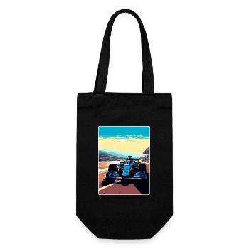 Yeongam Circuit Motorsport Rennen Südkorea Reisen - Geschenkbeutel für Flaschen - Schwarz - Vorne