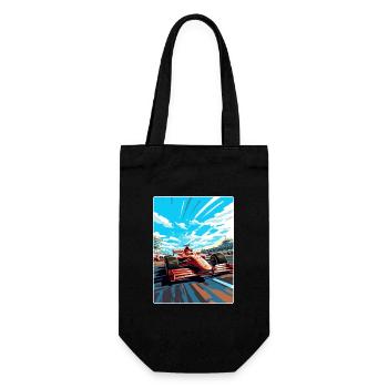 Montreal Circuit Motorsport Rennen Kanada Reisen WPA - Geschenkbeutel für Flaschen - Schwarz - Vorne