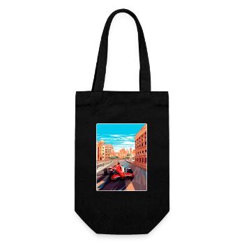 Valencia Circuit Motorsport Race Spain Travel Card - Gift Bag for Bottles - black - Front