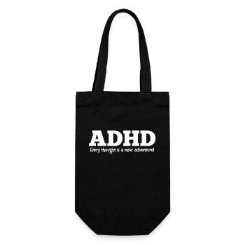 TDAH - Sac à bouteille - noir - Devant