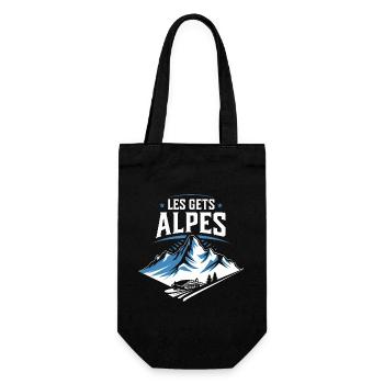 Les Gets - Alpes - Sac à bouteille - noir - Devant