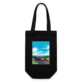 Design vif de voiture de course de formule - Sac à bouteille - noir - Devant