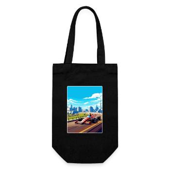 Montreal Circuit Motorsport Rennen Kanada Reisen WPA - Geschenkbeutel für Flaschen - Schwarz - Vorne