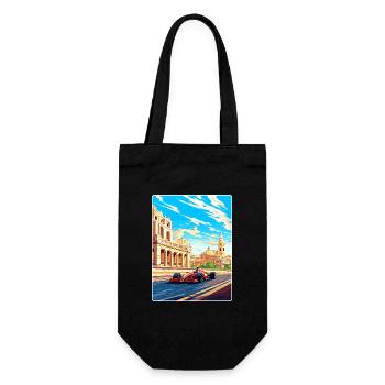 Baku Circuit Motorsport Race Azerbaijan Travel WPA - Gift Bag for Bottles - black - Front