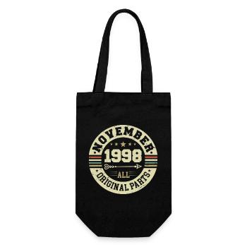 Millésime Novembre 1998 - Anniversaire Novembre 1998 - Sac à bouteille - noir - Devant