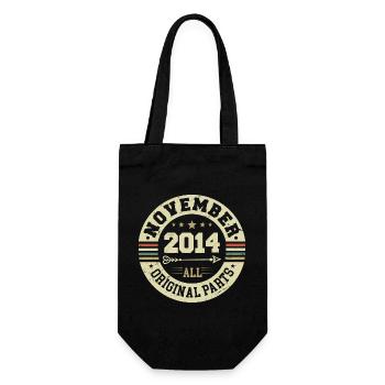 Millésime Novembre 2014 - Anniversaire Novembre 2014 - Sac à bouteille - noir - Devant