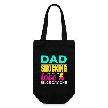 Electrician Electrical Technician Valentines Day - Gift Bag for Bottles - black - Front