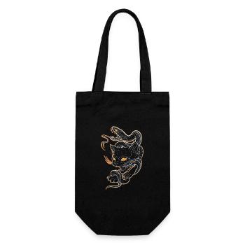 Old school art - Sac à bouteille - noir - Devant