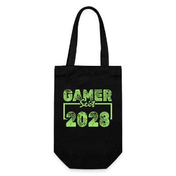 2028 - Geschenkbeutel für Flaschen - Schwarz - Vorne