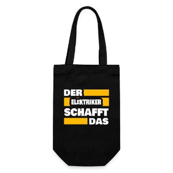 Cadeau pour électricien - Sac à bouteille - noir - Devant