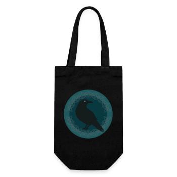 Raven Celtic - Gift Bag for Bottles - black - Front