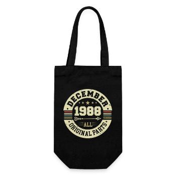 Légendes Anniversaire Décembre 1988 Naissance Cadeau - Sac à bouteille - noir - Devant