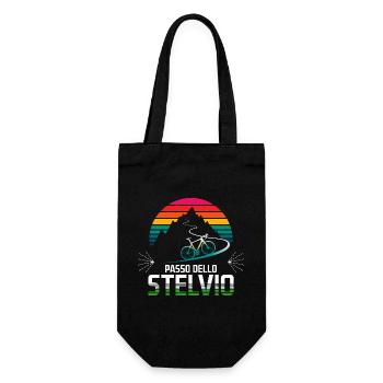 Passo delle Stelvio Cycling Design - Gift Bag for Bottles - black - Front