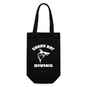 SHARK BAY DIVING - Gift Bag for Bottles - black - Front
