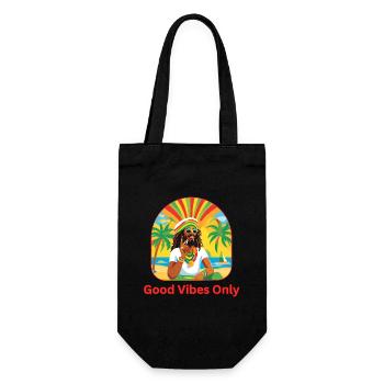 – Rasta-Man Jamaica Summer Sun - Gift Bag for Bottles - black - Front