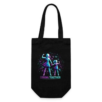 Mère Et Fille Ensemble Géométrie Forte Gesche - Sac à bouteille - noir - Devant