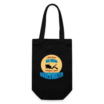 DIVING - Gift Bag for Bottles - black - Front