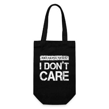 Conception audacieuse d’un t-shirt de protestation - Sac à bouteille - noir - Devant