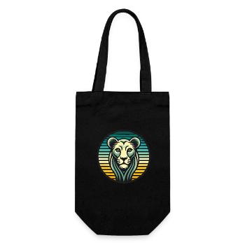 Cooler Than a Cat - Gift Bag for Bottles - black - Front