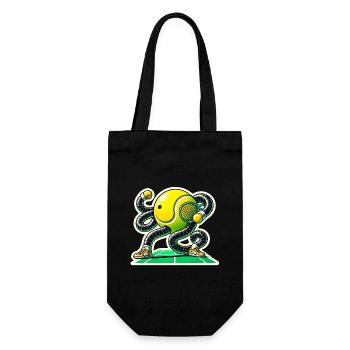 Rendez-vous sur le court de tennis Jeu de mots TShirt - Sac à bouteille - noir - Devant
