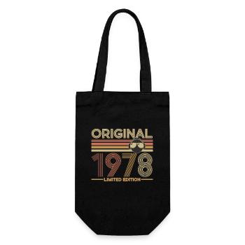 1978 - Gift Bag for Bottles - black - Front