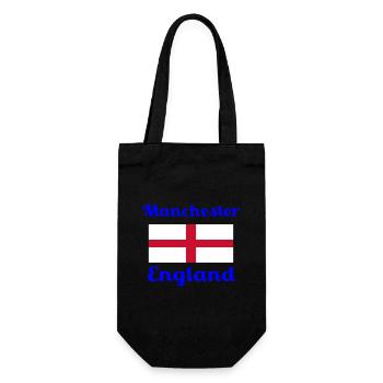 Manchester England - Stylish prints - Gift Bag for Bottles - black - Front