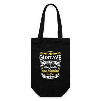 GUSTAVE UN NOM UNE FIERTÉ AUCUN RIVAL - Sac à bouteille - noir - Devant