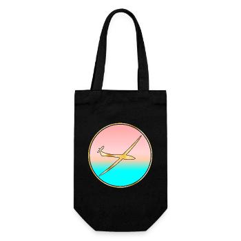 SEA SUNSET GLIDER - Gift Bag for Bottles - black - Front