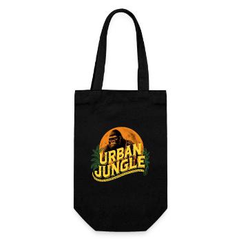 Urban Jungle Logo Couleur - Sac à bouteille - noir - Devant
