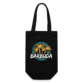 Gift for Barbuda - Gift Bag for Bottles - black - Front