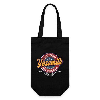 Yosemite Valley Lodge Logo Design - Sac à bouteille - noir - Devant