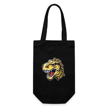 Illustration d’un rapace à l’allure dangereuse - Sac à bouteille - noir - Devant